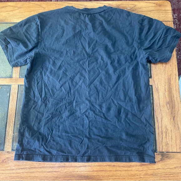 Arc'teryx Mens Vertical Logo Shirt SS Tee T-shirt Black Red Size S Small - Picture 4 of 4